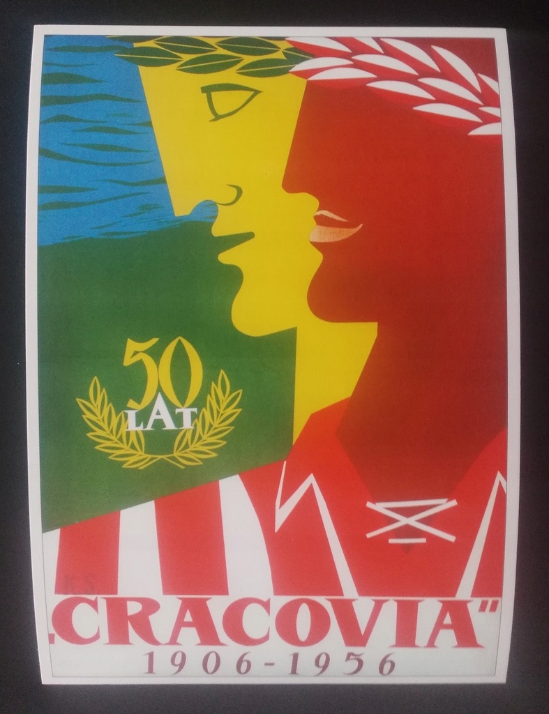 Pocztówka Jan Kurkiewicz Cracovia 1906-1956 50 lat