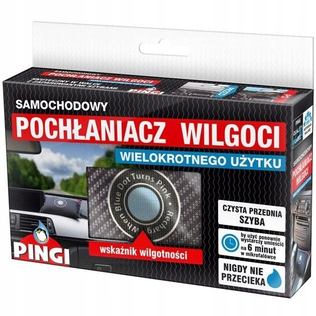 Samochodowy pochłaniacz wilgoci Pingi