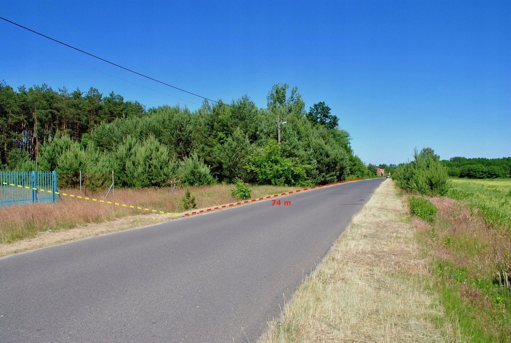 Działka, Ciosny, Zgierz (gm.), 3685 m²