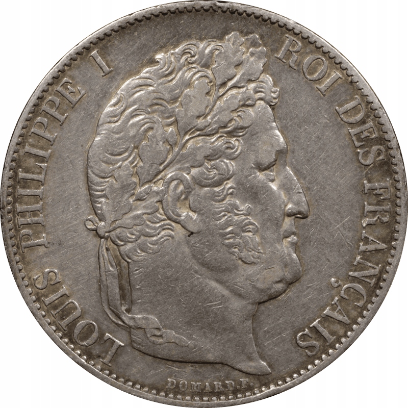 Nr 10597 - 5 franków 1847 BB Francja Strasburg