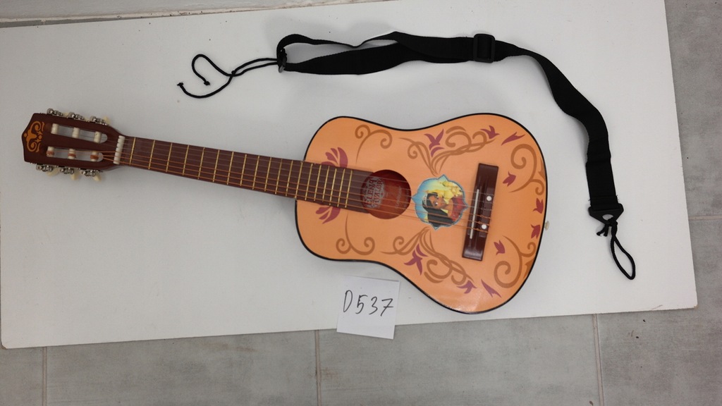 Zabawkowa gitara Dromader drewniana 6 strun