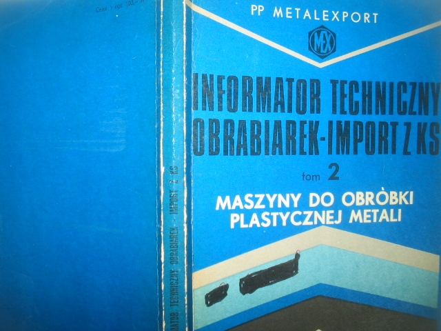 Informator techniczny obrabiarek-import z ks tom 2
