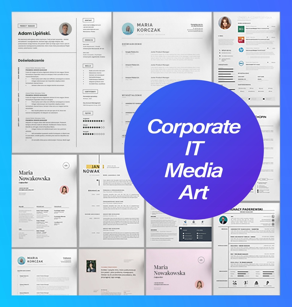 Corporate | Media | Kreatywne | Art | Clean CV