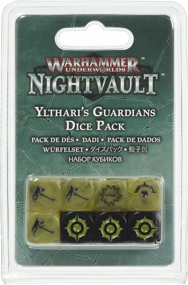 Kości do WARHAMMER UNDERWORLDS NIGHTVAULT Ylthari's Guardians Dice Pack n40