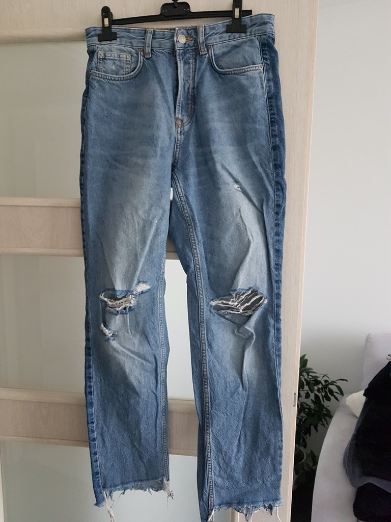 Jeans hm 38 wysoki stan