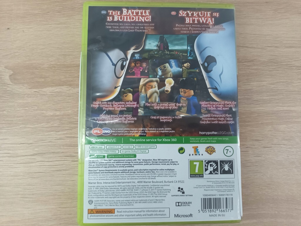 Gra Xbox 360 Lego Harry potter Lata 5-7