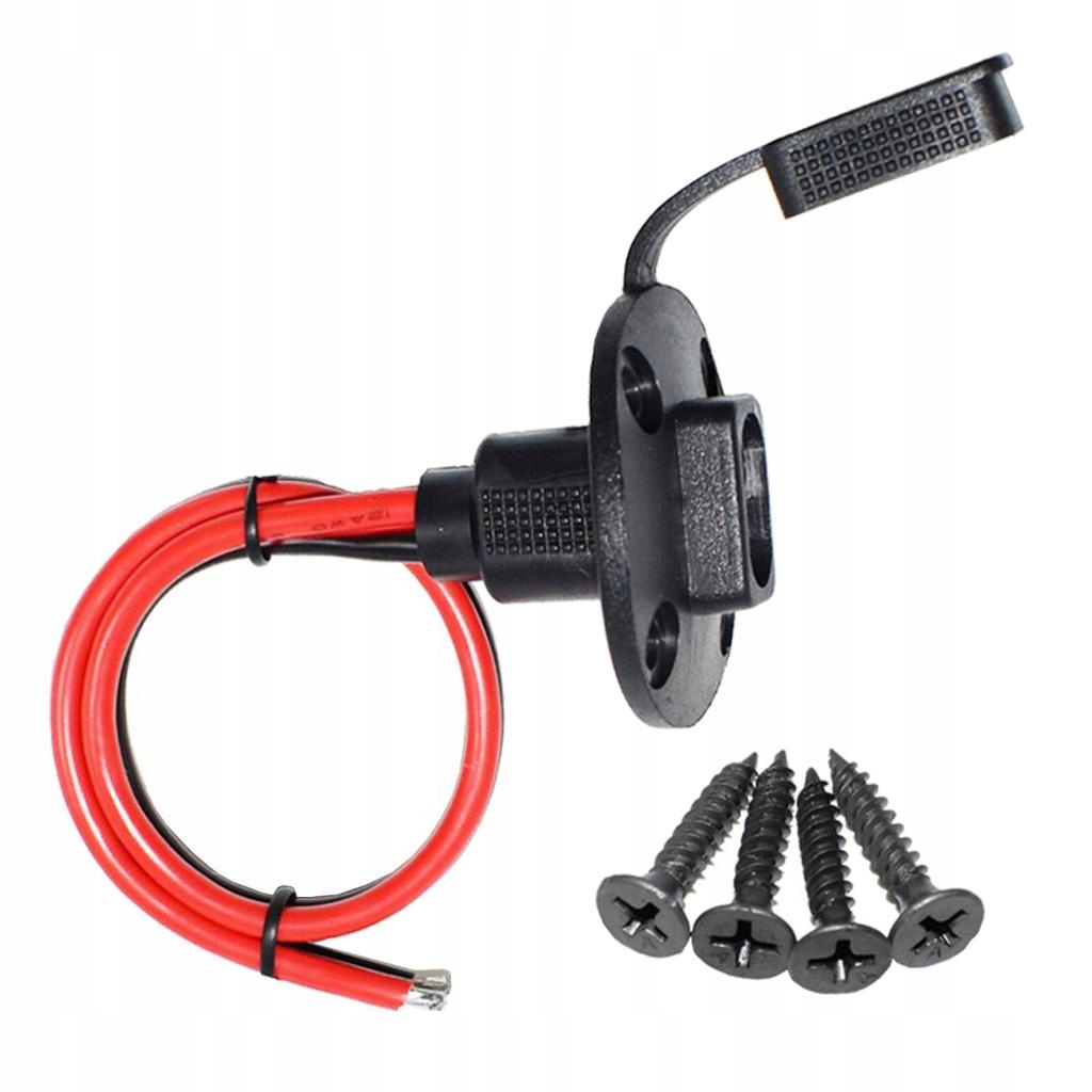 10AWG 30cm 30A Gniazdo SAE Mocowanie panelu słonec