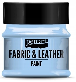 PENTART Farba do TKANIN SKÓRY PVC 50ml Niebo Nieb.