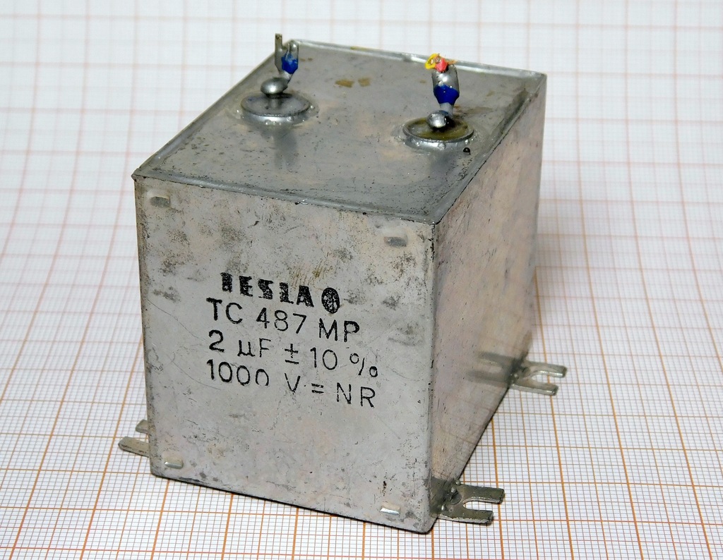 Kondensator 2uF 1000V TC487MP TESLA [0401]17