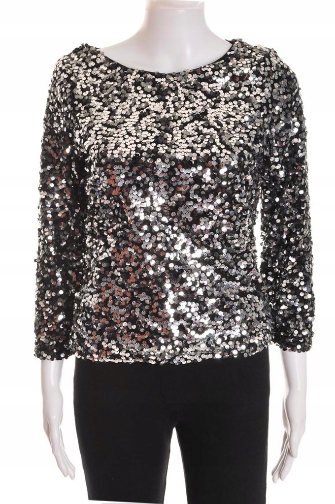H&M BLUZKA DAMSKA cekinowa sylwestrowa XS
