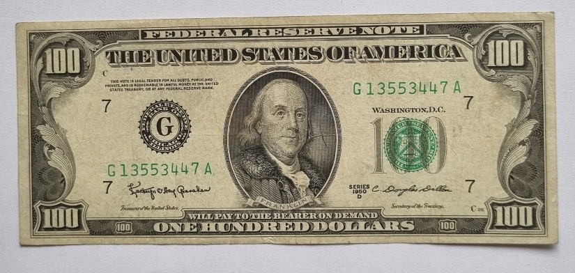 100 dolarów 1950 D