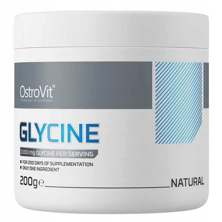 OstroVit Glicyna 200 g GLYCINE NATURALNA CZYSTA