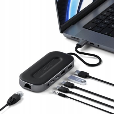 Satechi Multiport Adapter - adapter do urządzeń mobilnych USB-C (2x UBS-C,