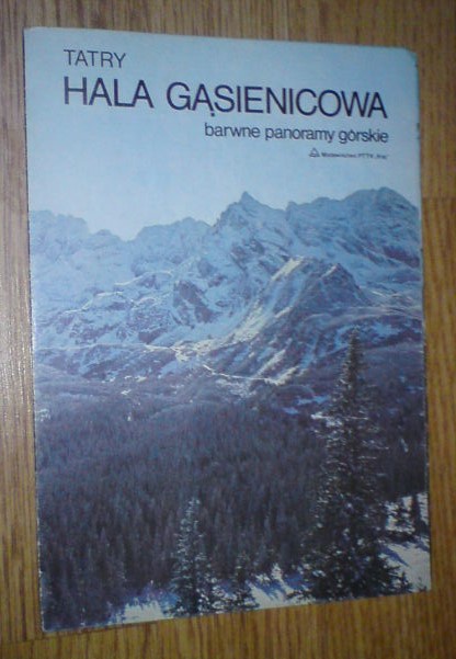 TATRY - HALA GĄSIENICOWA mapa panoramiczna 1986 r.