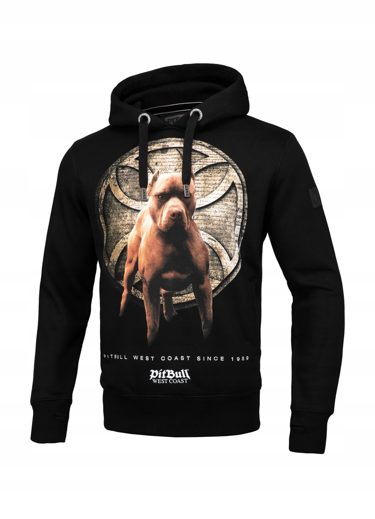 Bluza z kapturem Curb Pit Bull (M) czarna