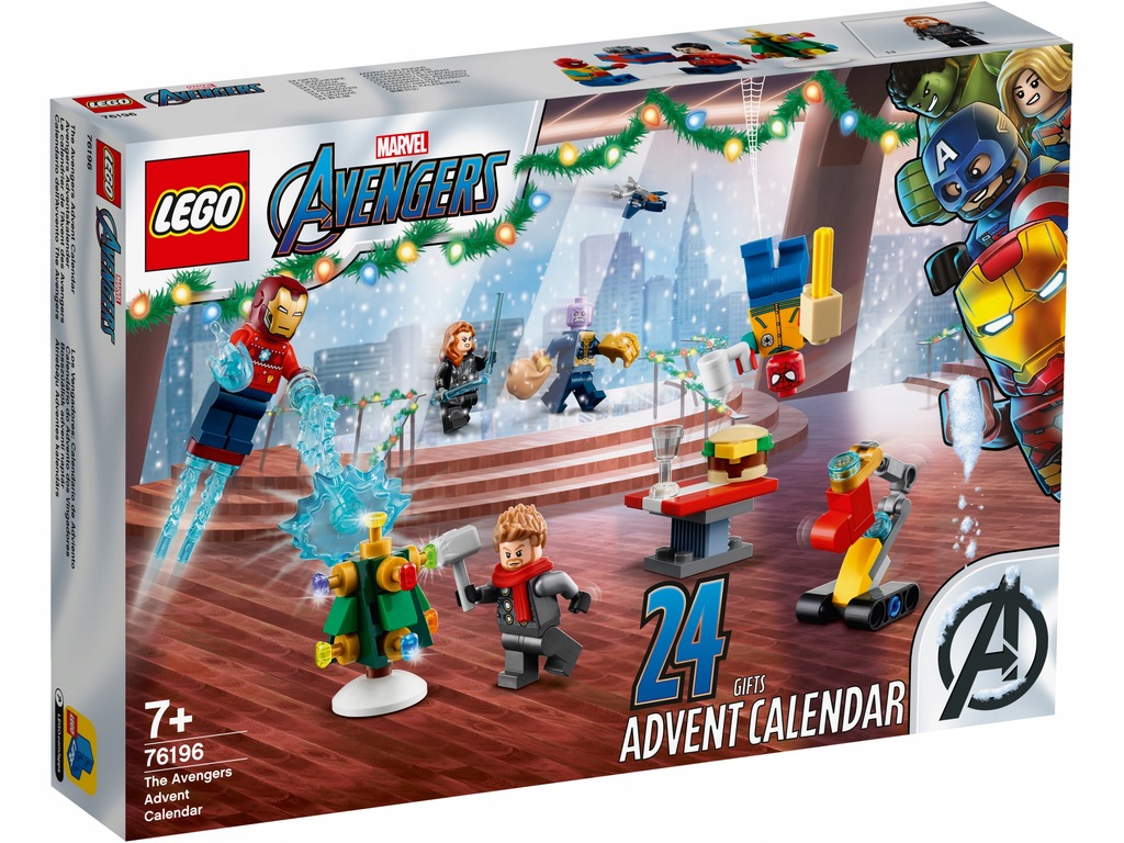 KLOCKI LEGO 76196 Kalendarz adwentowy Avengers Poz