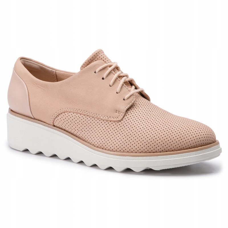 PÓŁBUTY CLARKS SHARON CRYSTAL BLUSH NUBUCK 39,5