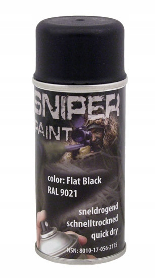 SNIPER PAINT - FLAT BLACK - RAL 9021