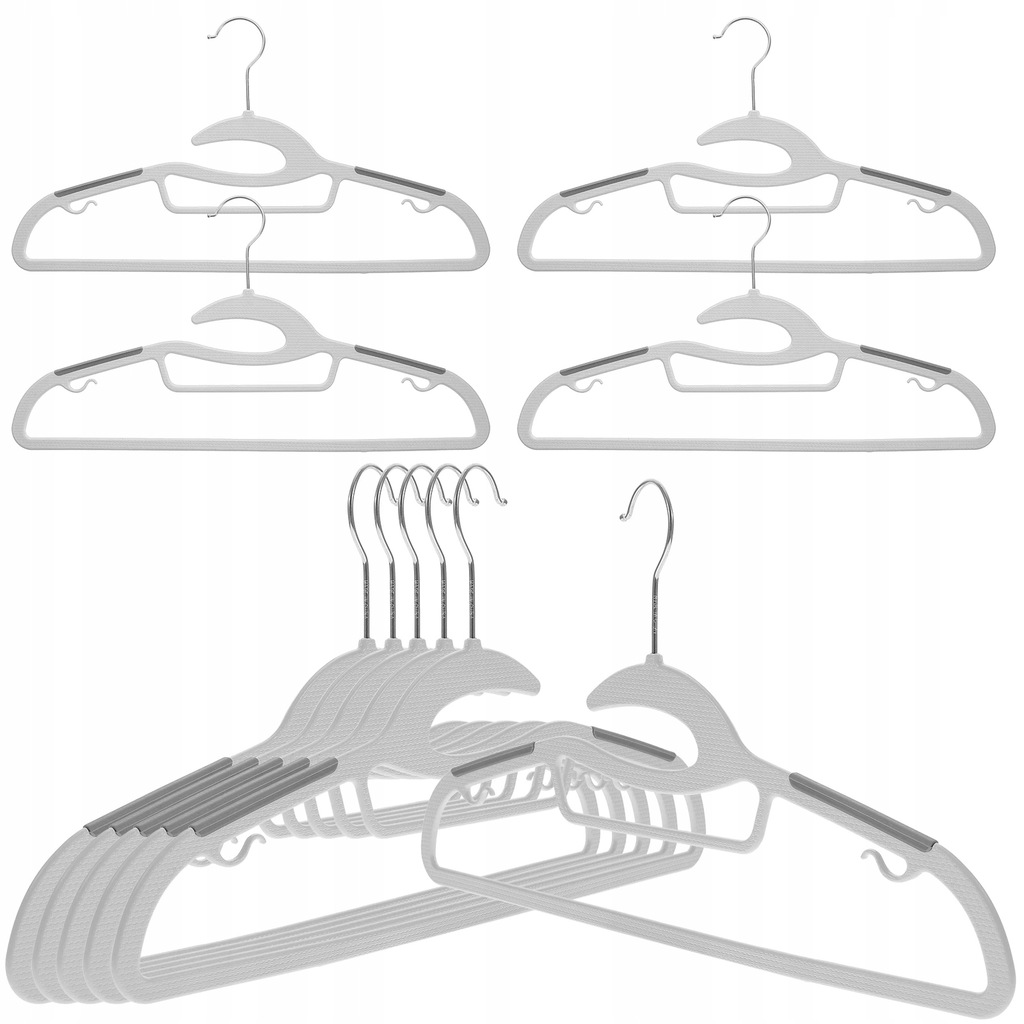 Hanger Clothing Hangers Adjustable Heavy 10 Pcs 13701570400