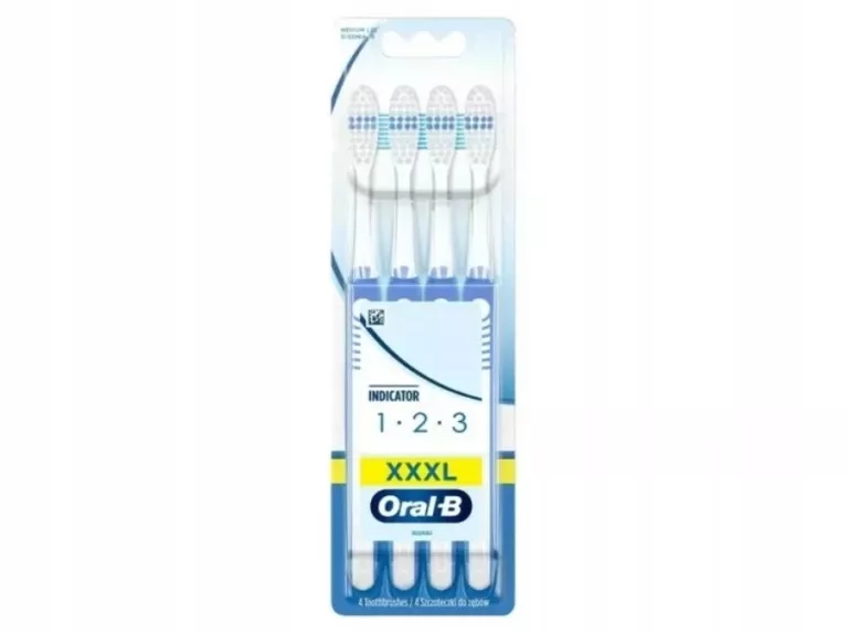 ORAL-B, 1.2.3 INDICATOR SZCZOTECZKA ŚREDNIA 4 SZT