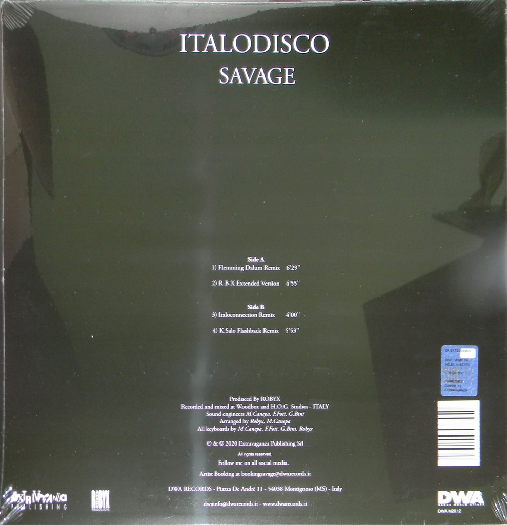 Купить Savage - Italodisco 2020 MAXI 12'' AUTOGRAF ITALO: отзывы, фото, характеристики в интерне-магазине Aredi.ru