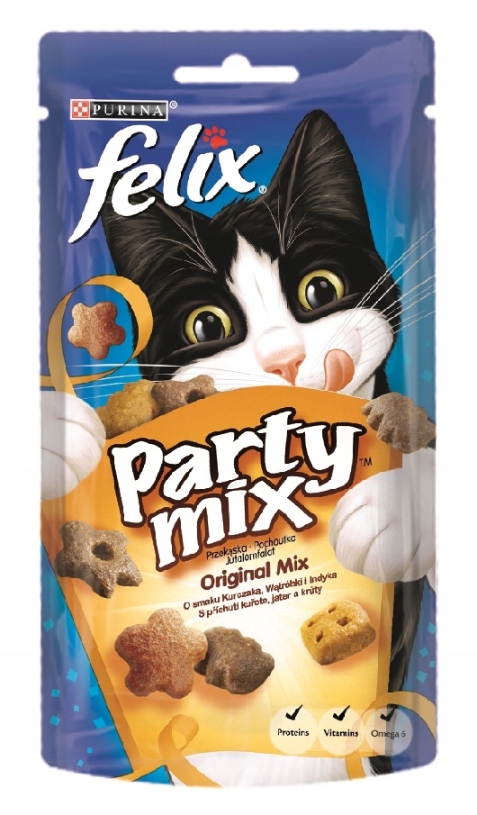 Felix Party Mix Original przekąska dla kota 60g 7365177992