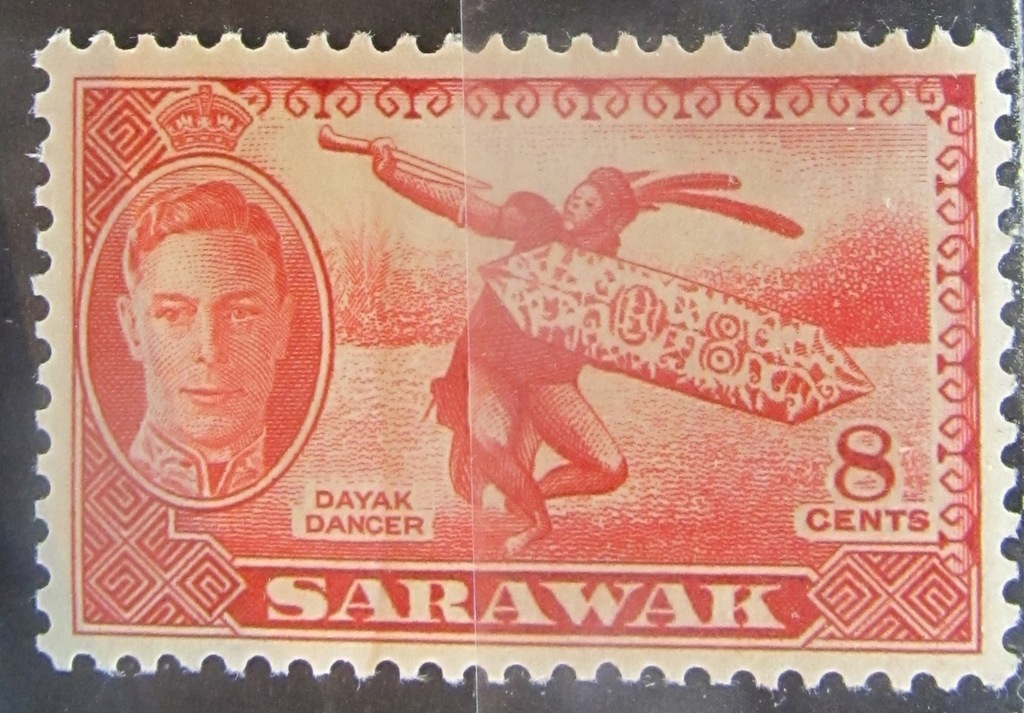 Sarawak kolonia brytyjska stary znaczek (2/15