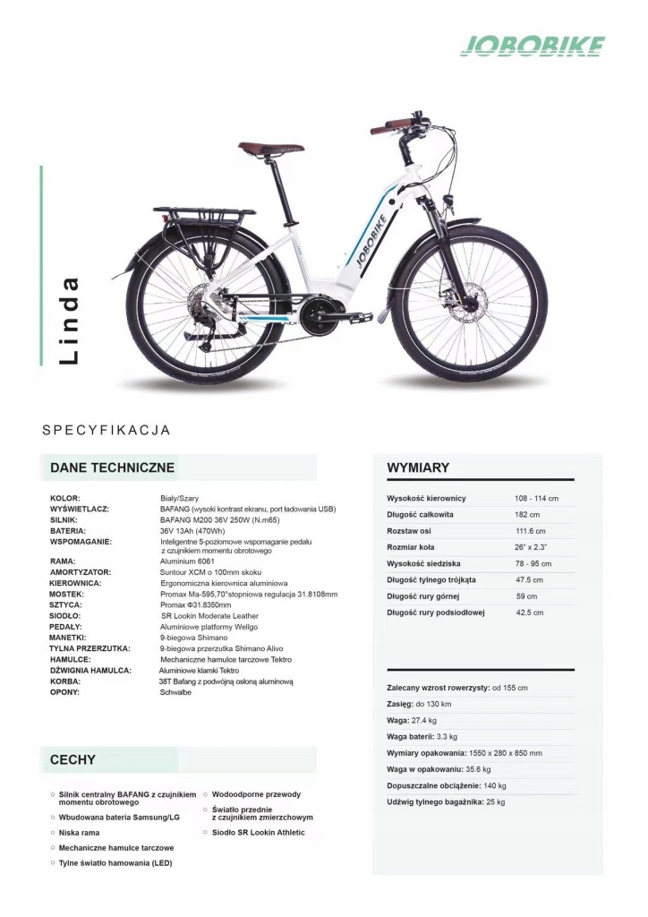 Rower elektryczny damski silnik centralny 11508934747 oficjalne