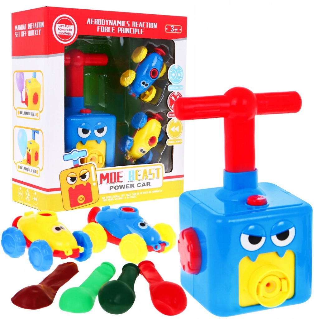 Купить МАШИНКА НА ВОЗДУШНЫХ ВОЗДУХАХ две машинки + шарики ГОНОЧНЫЙ ...