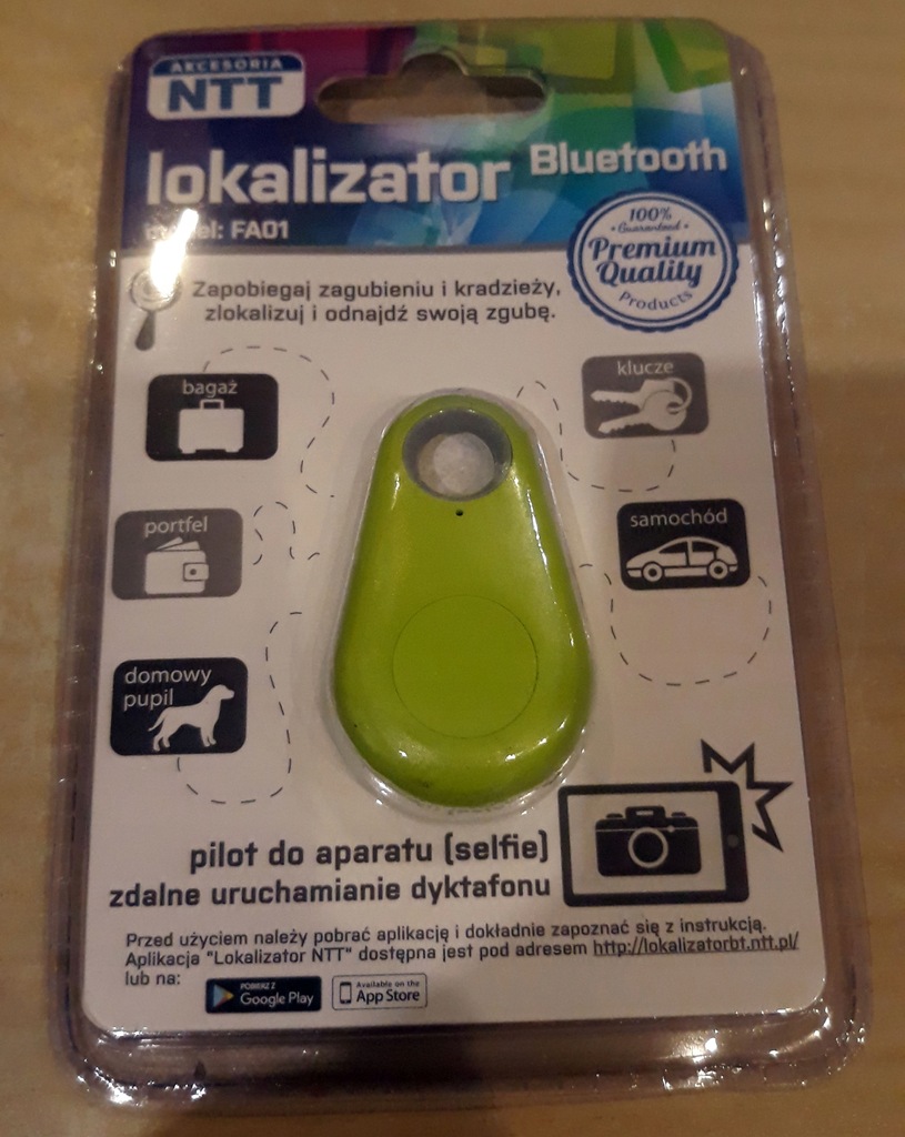 Lokalizator do kluczy Bluetooth FA01 + Bateria