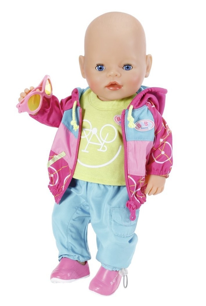 UBRANKO NA ROWER DLA LALKI BABY BORN 43 CM ZESTAW - 7142667304