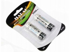 2 X AKUMULATOREK BATERIA AA R6 5500 mAh BATERIE