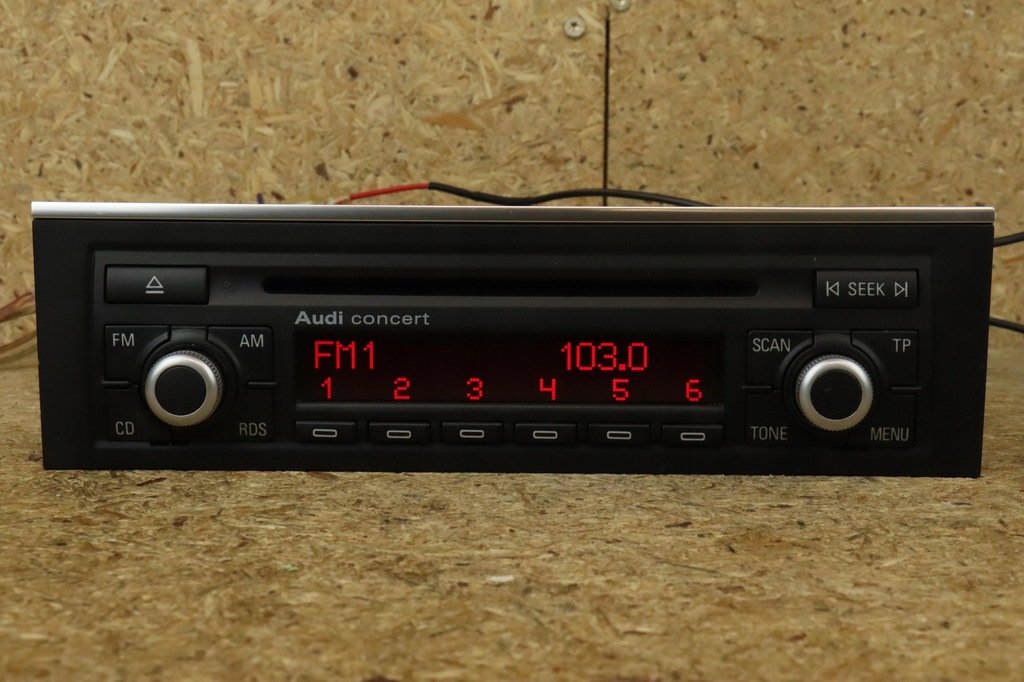Radio 1DIN Audi Concert Audi A4 B6 B7 + KOD 11270405495 oficjalne archiwum Allegro