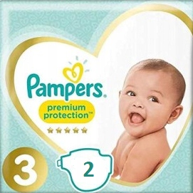 PAMPERS Pieluchy PREMIUM PROTECTION 3 - 2 szt
