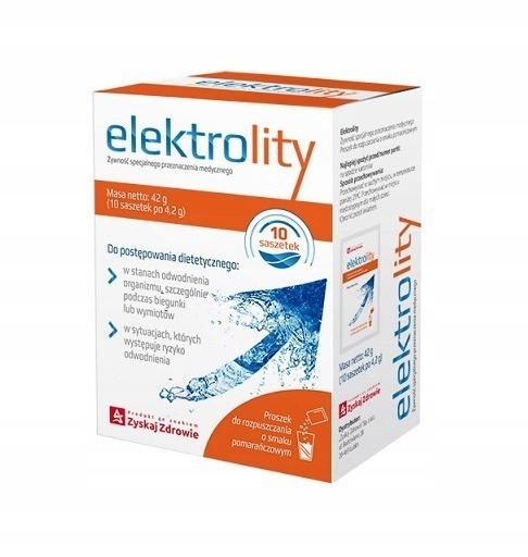 ELEKTROLITY NA BIEGUNKĘ WYMIOTY ODWODNIENIE 10sasz