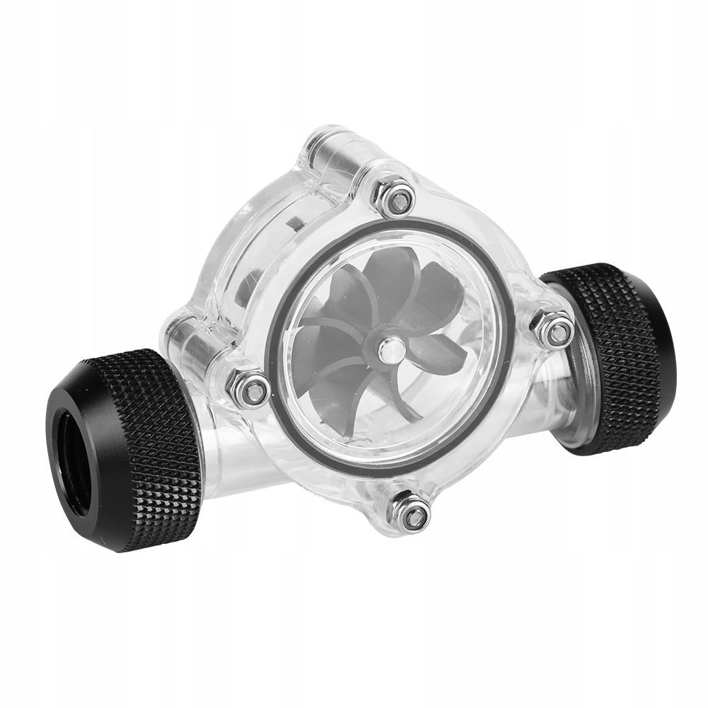 GWINT G1/4 WSKAŹNIK MIERNIKA PRZEPŁYWU WODY CHŁODZĄCEJ CZARNY