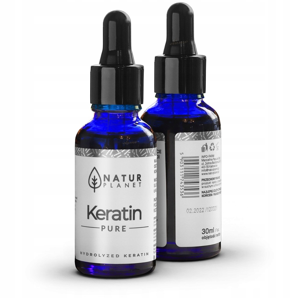 KERATYNA HYDROLIZOWANA NA WZMOCNIENIE WŁOSÓW 30ml