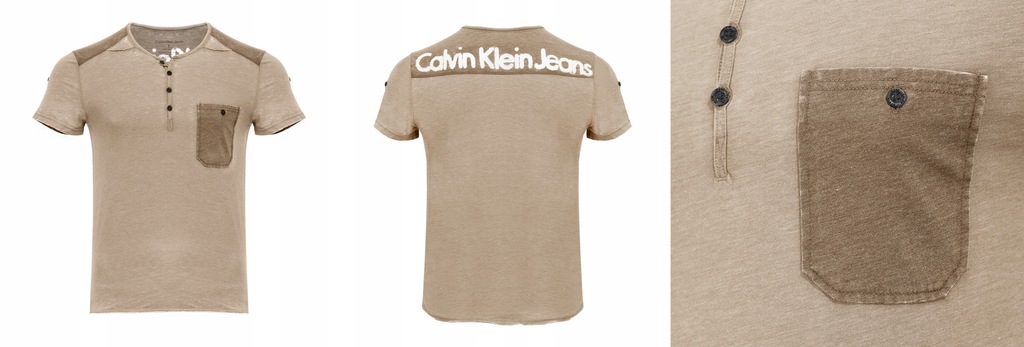 CALVIN KLEIN JEANS KOSZULKA KRÓTKI RĘKAW XXL