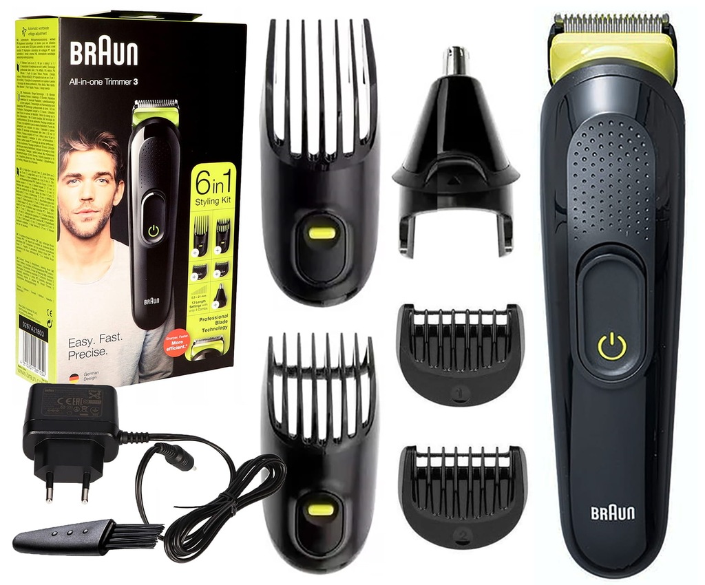 BRAUN MGK 3221 Maszynka trymer do włosów i brody - 9281677803 ...