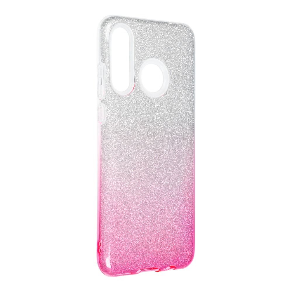 Futerał SHINING do HUAWEI P30 Lite transparentny różowy