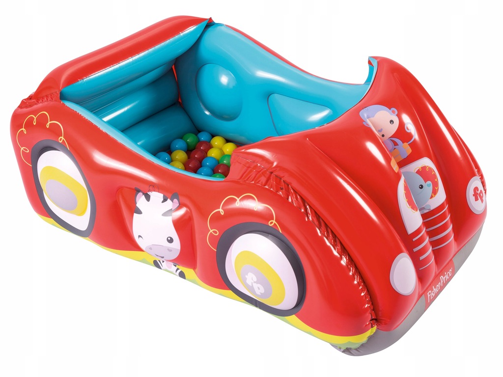 FISHER PRICE AUTKO KOJEC SAMOCHÓD BASEN + PIŁECZKI