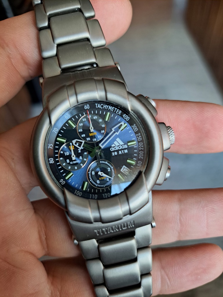Zegarek m ski adidas chronograph diver unikat. 14170829651 oficjalne archiwum Allegro
