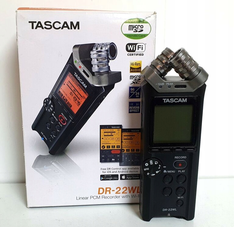 TASCAM DR 22WL REJESTRATOR CYFROWY RECORDER