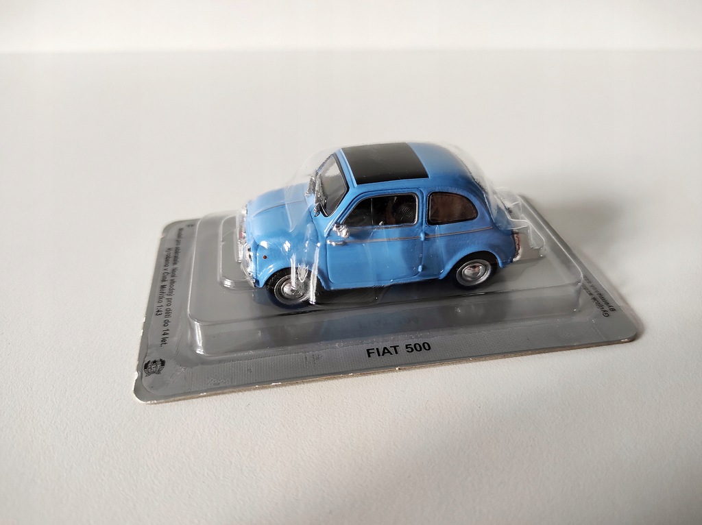 FIAT 500 KULTOWE AUTA PRL DEAGOSTINI 1:43 KAP