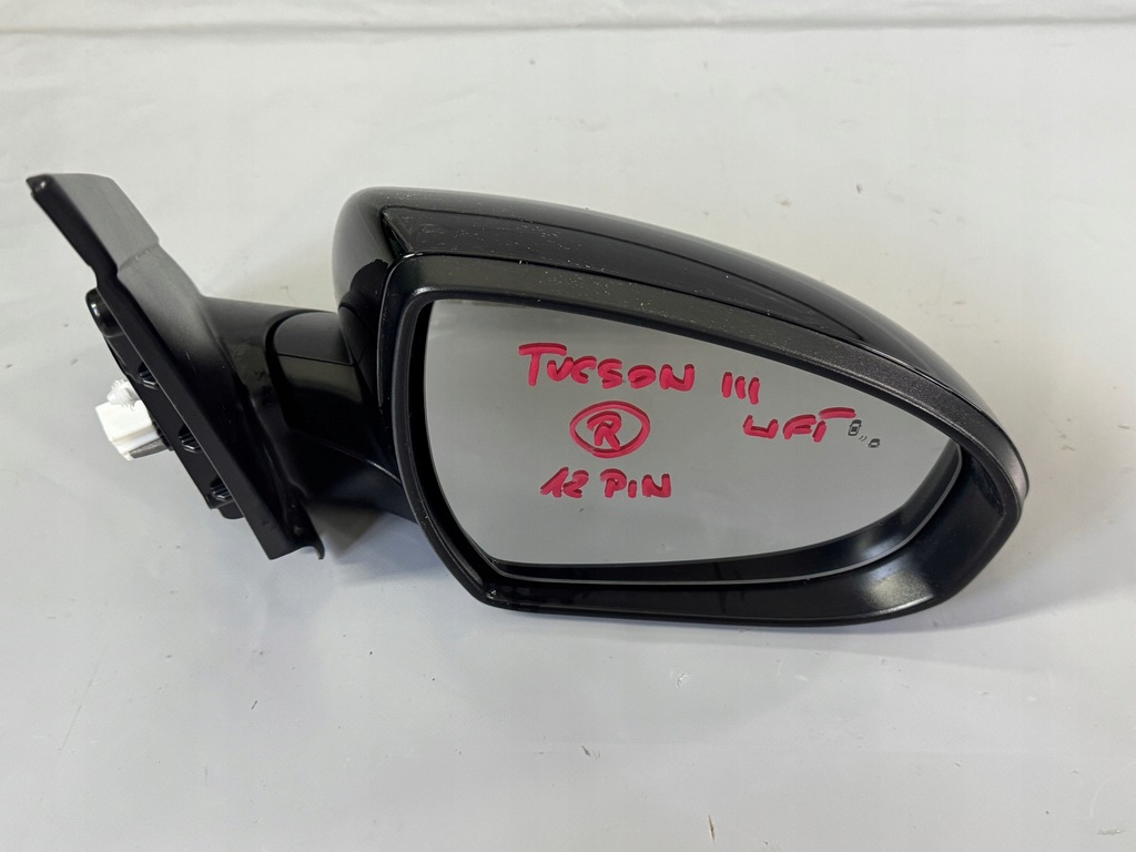LUSTERKO PRAWE HYUNDAI TUCSON III 3 LIFT EUROPA 12 PIN KOD LAKIERU PAE