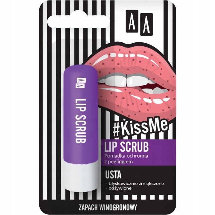 AA Kiss Me Pomadka ochronna Lip Scrub 3.8g