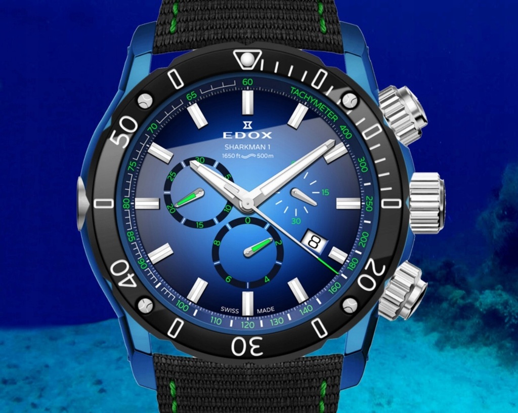 Edox Sharkman I LIMITED Edition 372/388 IDEALNY