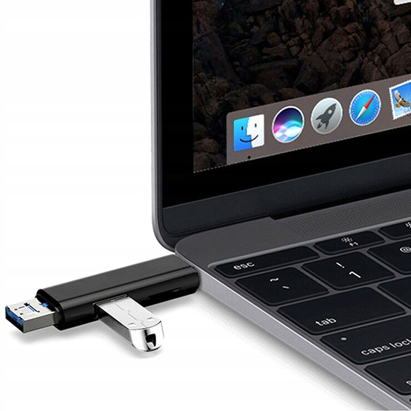 Купить Устройство чтения карт Micro SD TF 3 в 1 USB 3.0 USB-C OTG: отзывы, фото, характеристики в интерне-магазине Aredi.ru