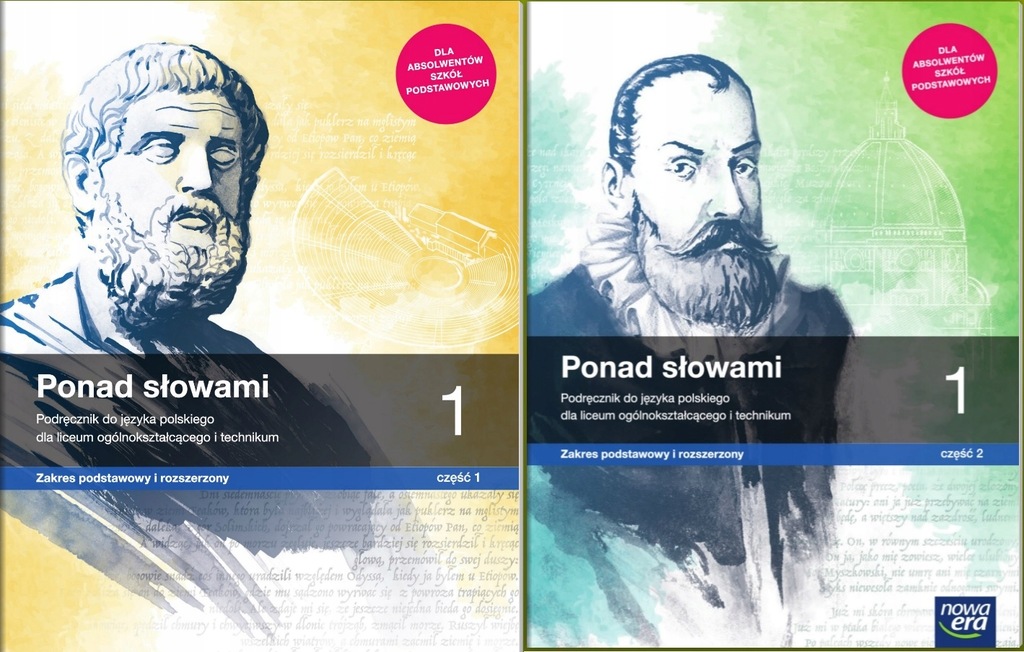 PONAD SŁOWAMI 1 LO CZ.1 + CZ.2 PODRĘCZNIK 2019