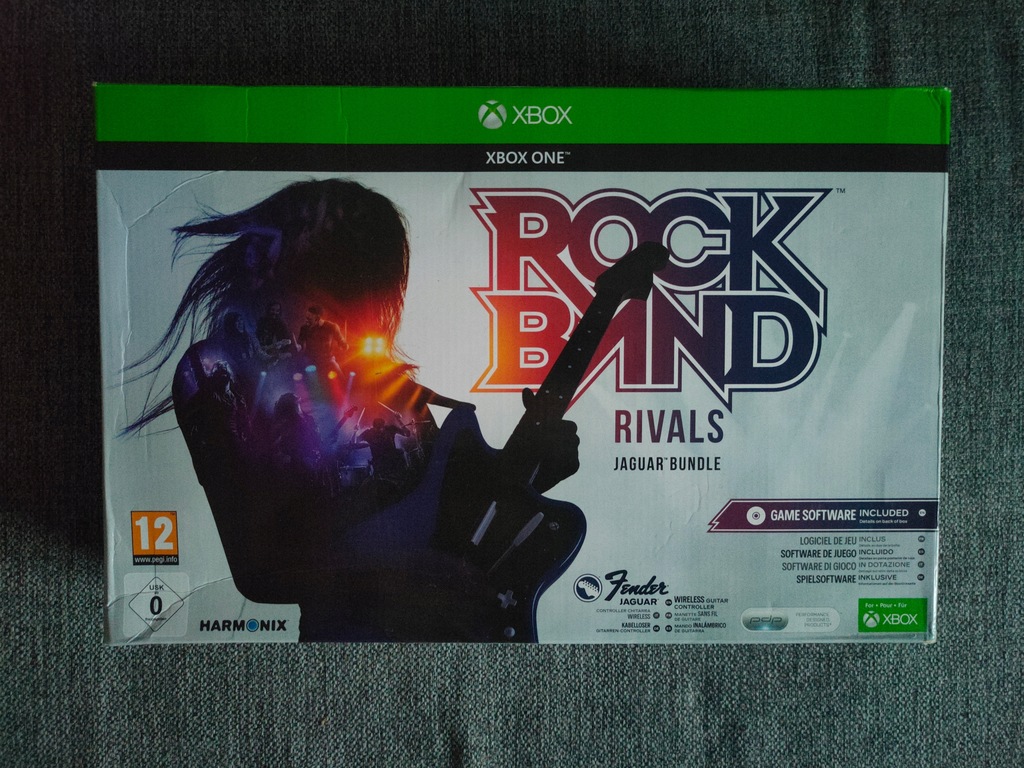 GITARA ROCK BAND 4 FENDER JAGUAR KARTON XBOX ONE 11804865461